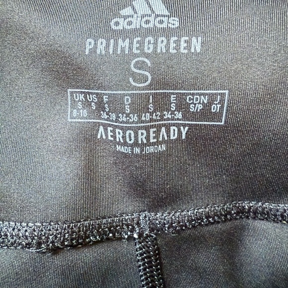 Adidas Black Athletic Shorts with High-Rise Waistband - Picture 5 of 6